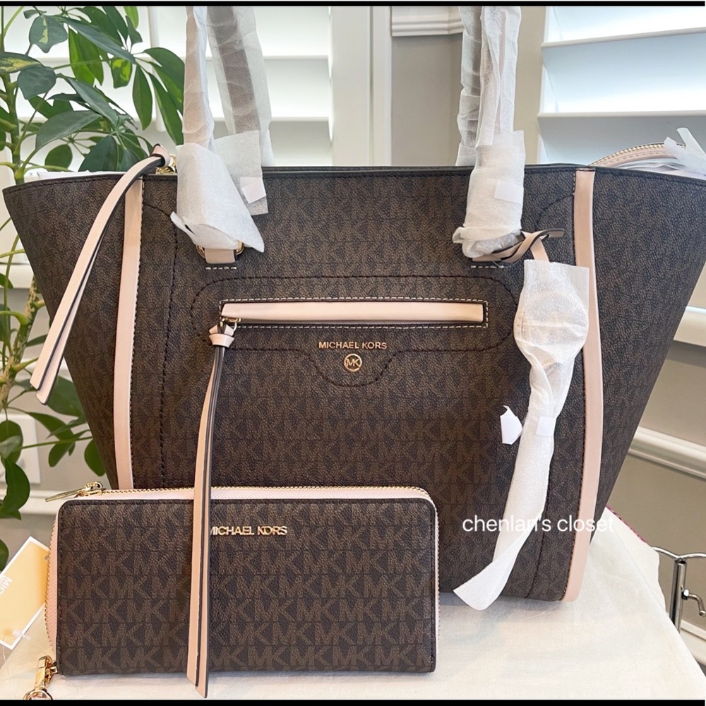 🌸NeW! Michael Kors Carine Tote Set - Picture 3 of 15